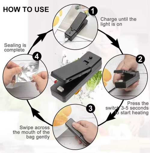 2-in-1 Mini Bag Sealer